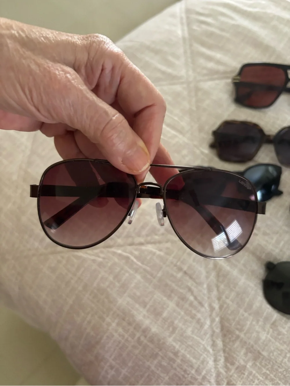 Ten pair unisex known designer sunglasses no cases